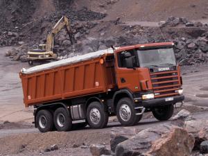 Scania R124CB 470 8x4 Tipper 1995 года